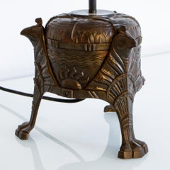 1920s Art Deco Berlin Iron Table Lamp