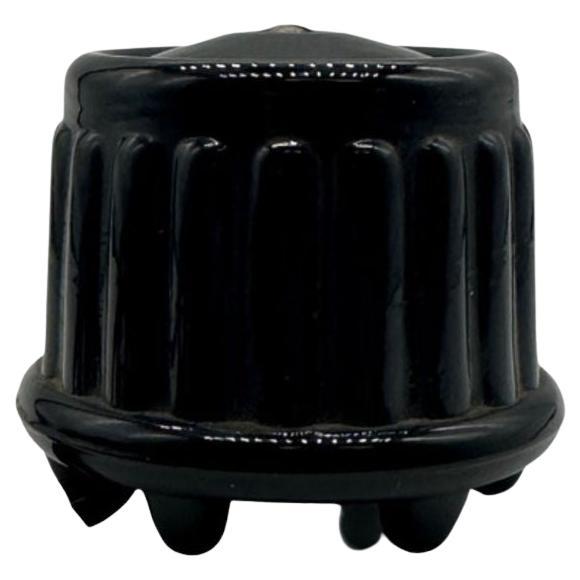 1920's Art Deco Black Porcelain Electronic "Tilt to Light" Lighter For Sale