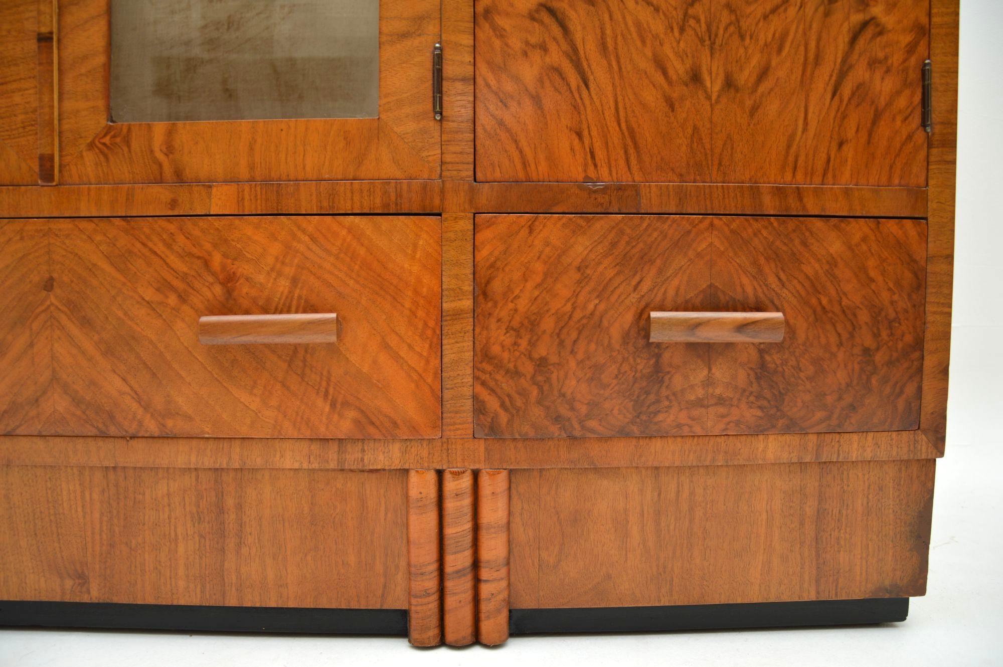 1920s Art Deco Burr Walnut Cabinet 5