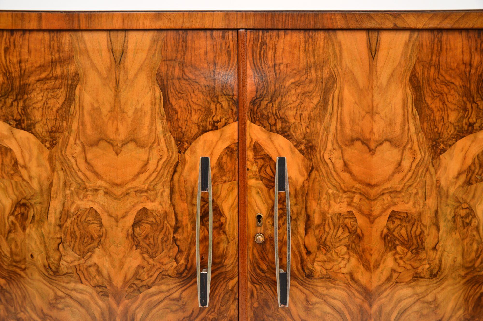 1920’s Art Deco Burr Walnut Compactum Wardrobe 5