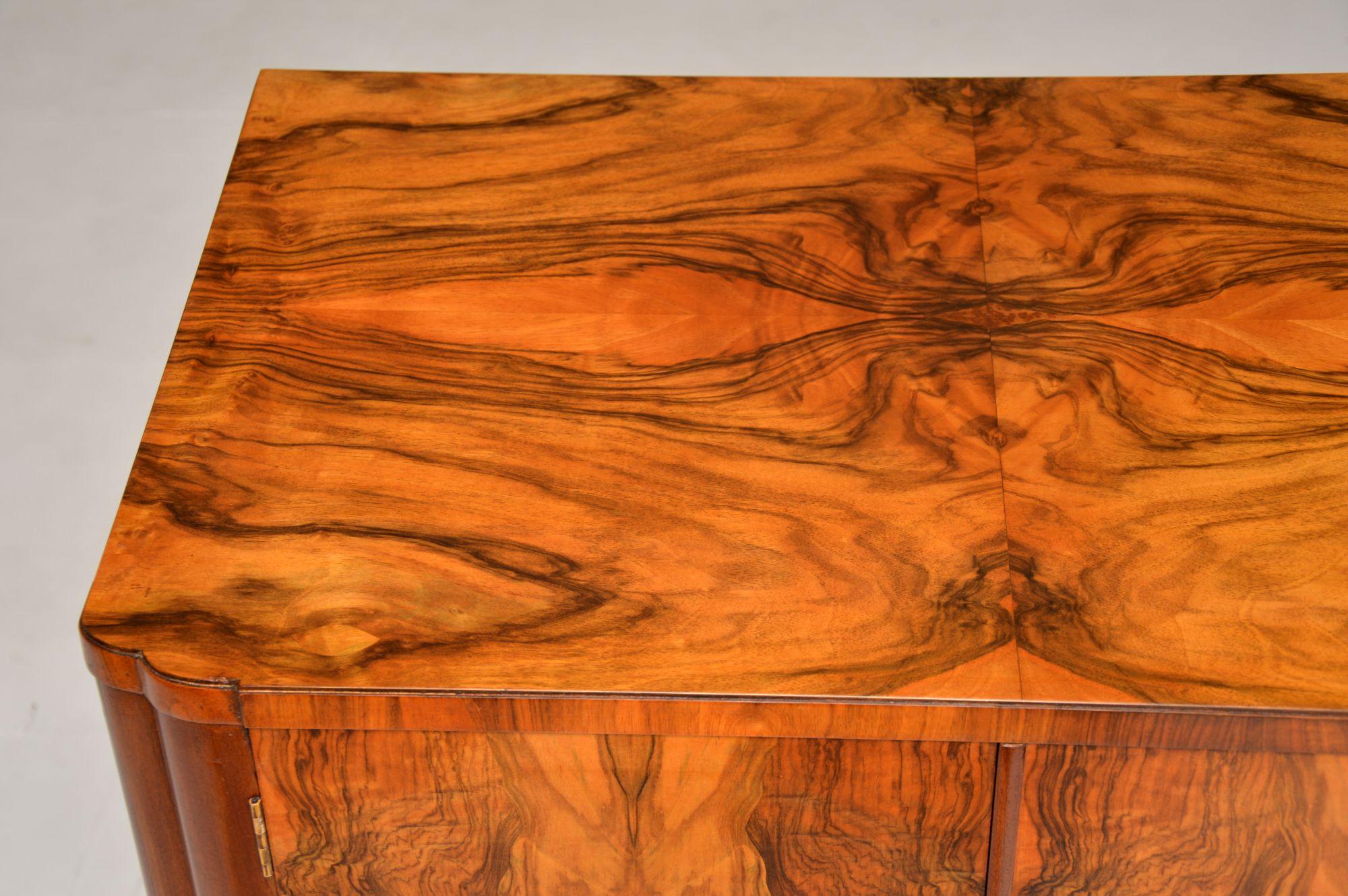 1920’s Art Deco Burr Walnut Compactum Wardrobe 2