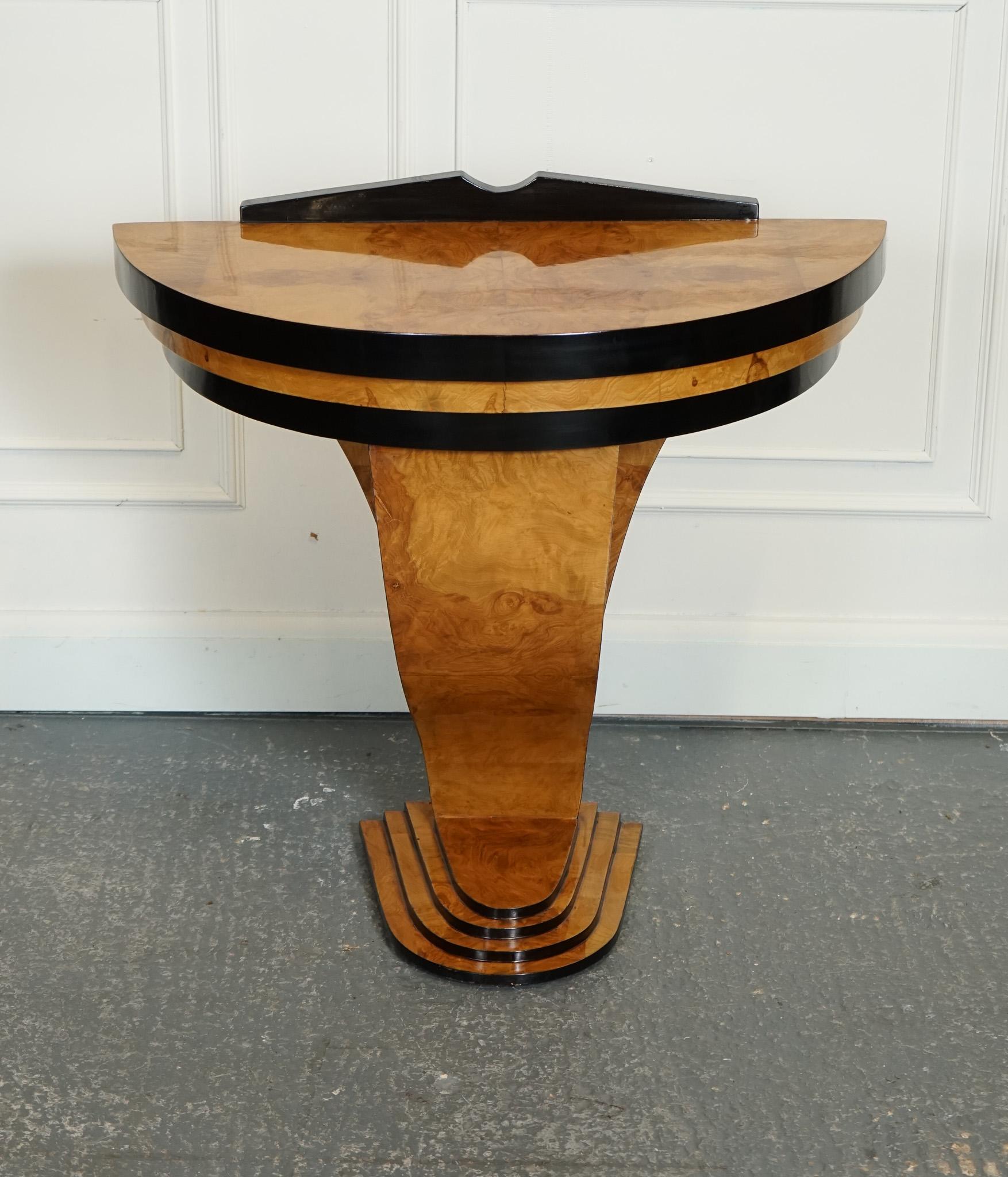 art deco hall table