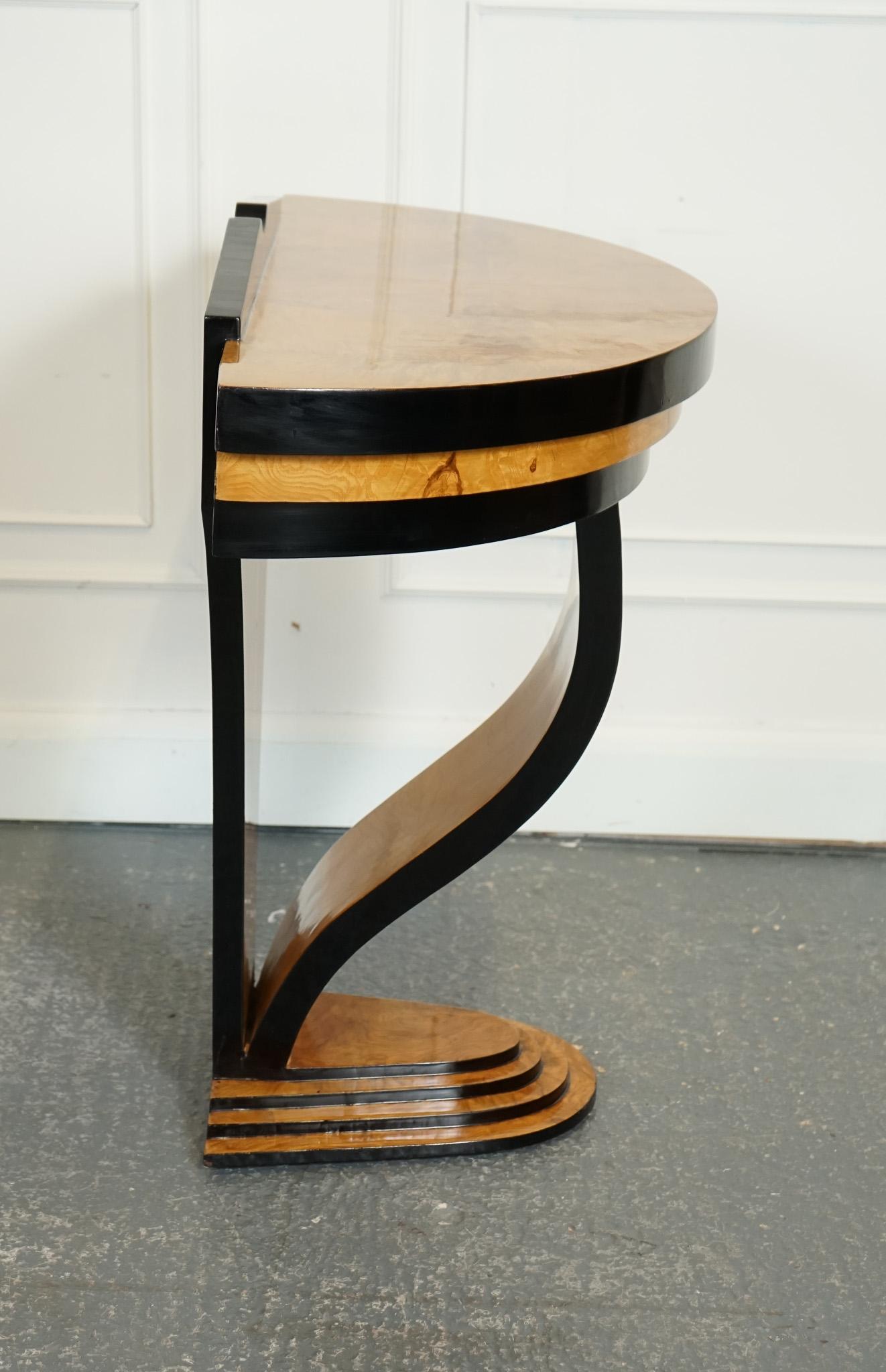 art deco console table