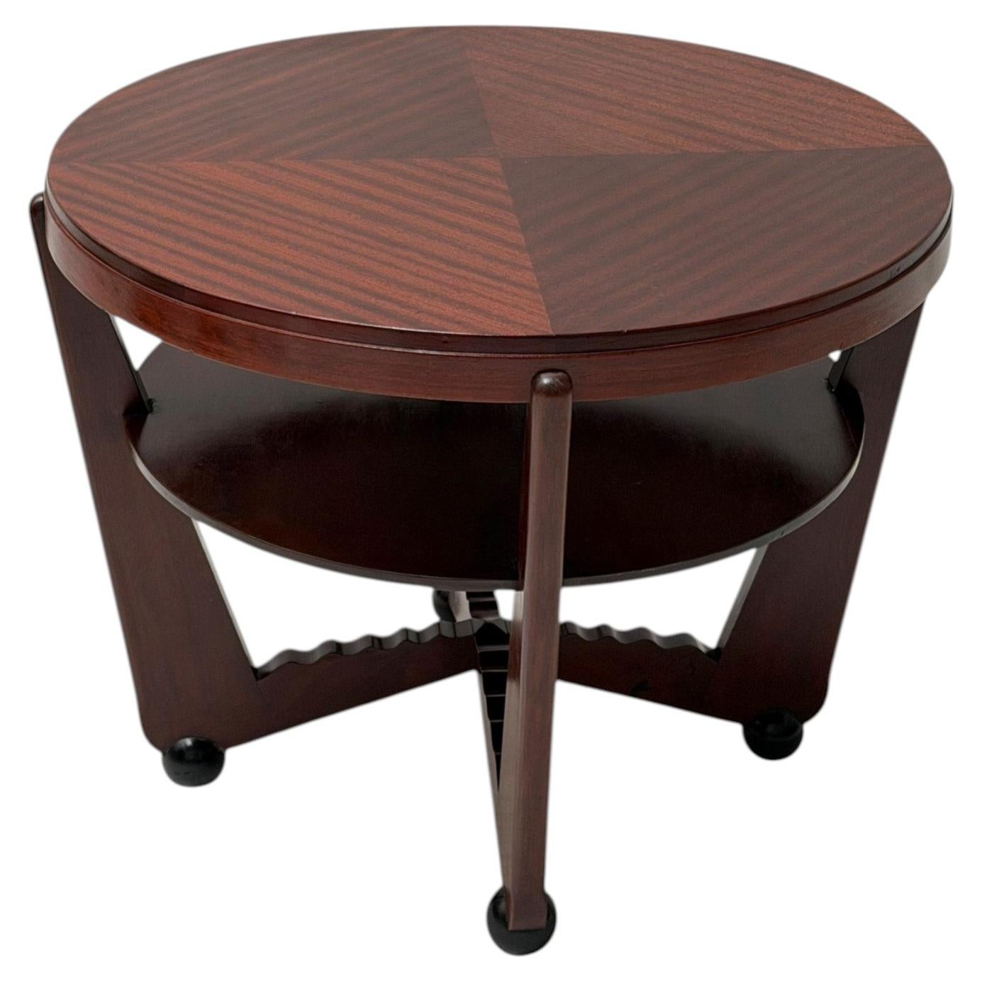 1920s Art Deco Coffee Table by Max Coini in American Walnut