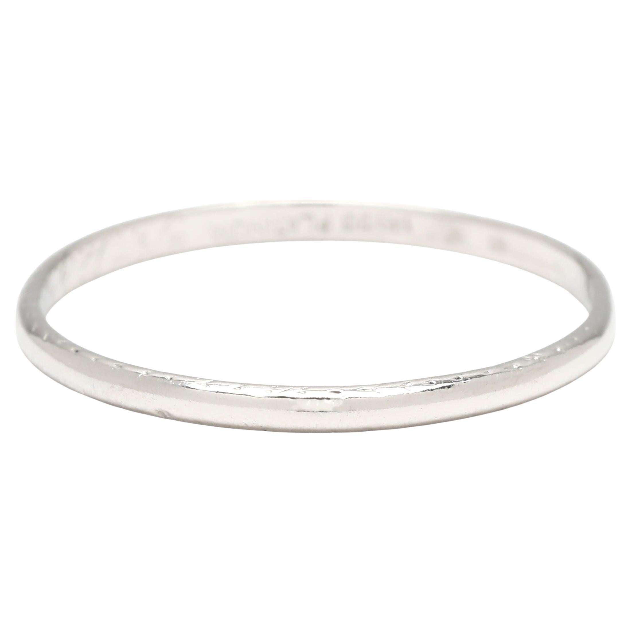 1920s Art Deco Engraved Band Ring, Platinum, Ring Size 7, Stackable