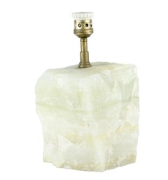 1920s Art Déco Jean Michel-Frank Design Onyx Table Lamp by Comte, Argentina