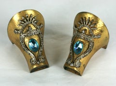 1920's Art Deco Jeweled Flapper Heels
