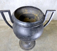 1920s Art Deco Kramer Bros, Cast Iron Urn