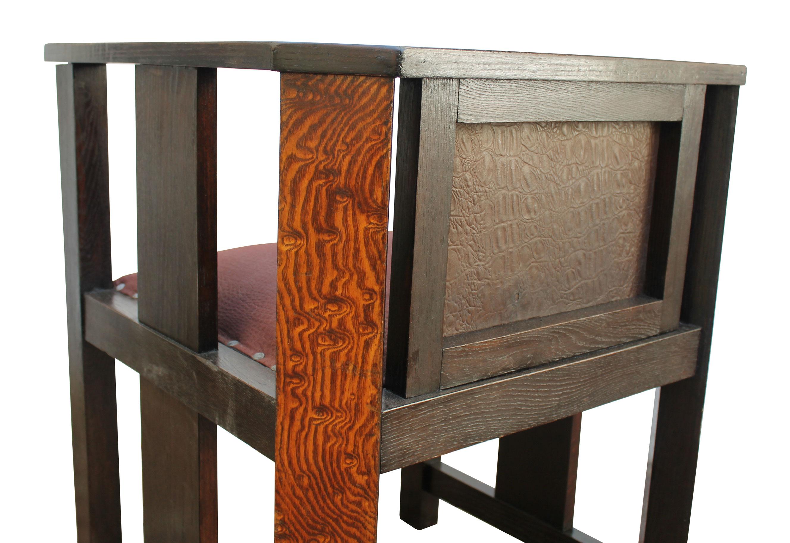 1920's Art Deco Lounge Chair For Sale 1