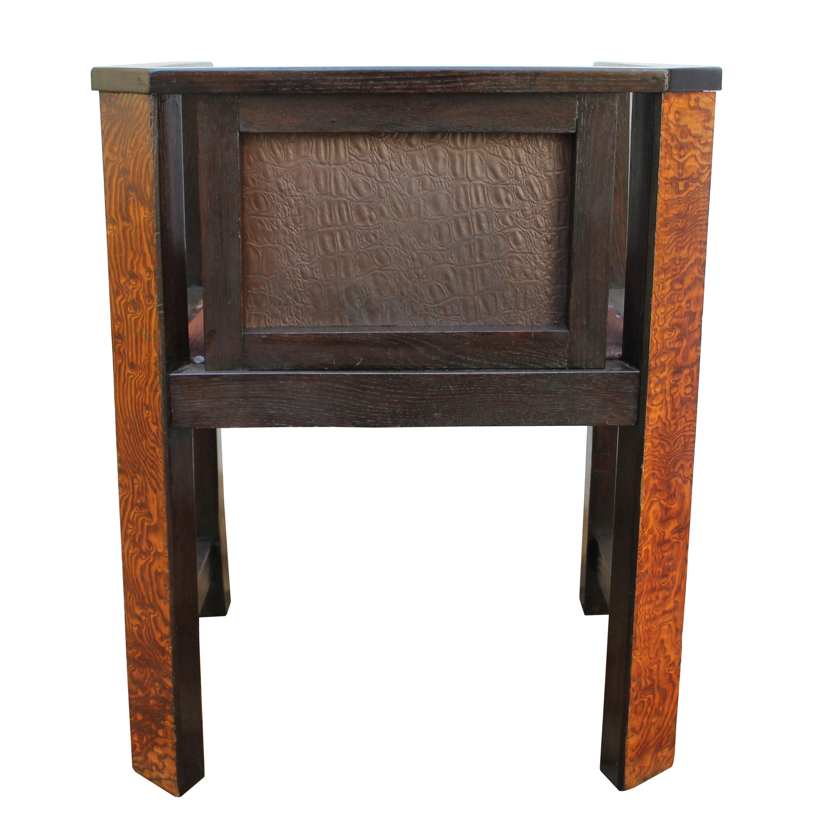 1920's Art Deco Lounge Chair For Sale 2