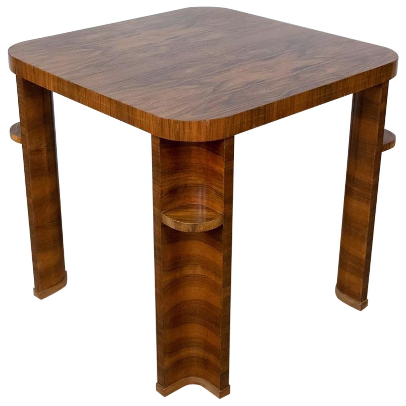 1920s Art Deco Rosewood Game Table