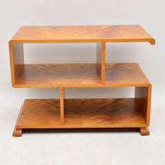 1920s Art Deco Satin Wood Bookcase or Side Table