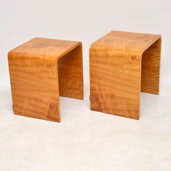 1920s Art Deco Satin Wood Nest of Tables