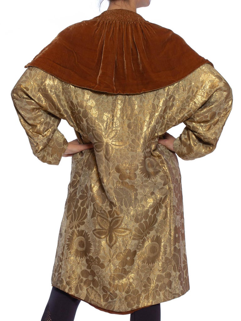 Finale Lame Jacquard Cocoon Coat main image 0