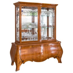 1920s Art Deco Vitrine or Showcase Cabinet from France