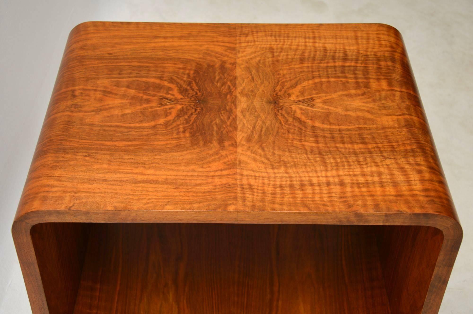 1920s Art Deco Walnut and Wood Coffee Table 3