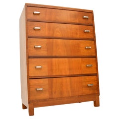 1920's Art Deco Walnut Chest of Drawers by Heal's