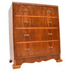 1920s Art Deco Walnut Chest of Drawers