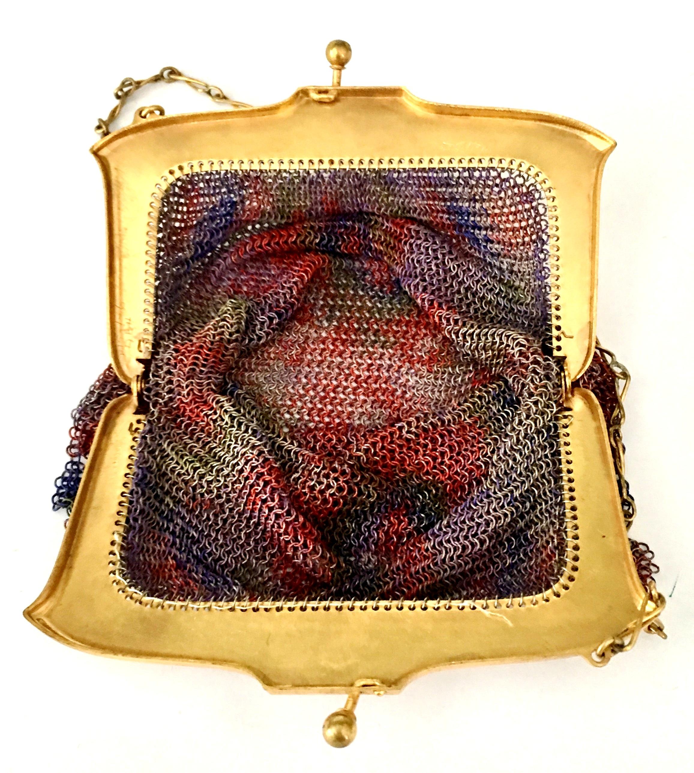 1920'S Art Deco Whiting & Davis Metal Mesh 