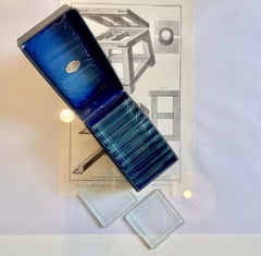 Sottobicchieri quadrati in vetro tagliato Art Deko degli anni '20 12x di Brincker, Paesi Bassi