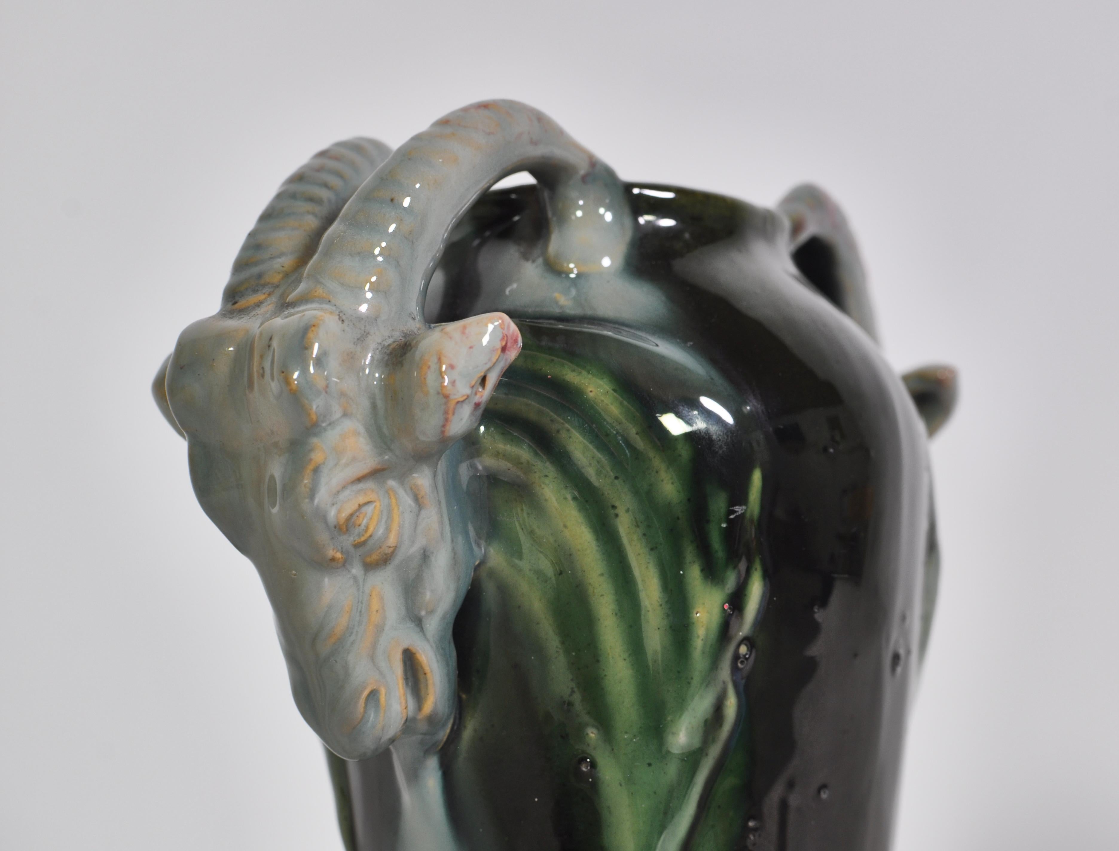 Danish 1920s Art Nouveau Ceramics Vase by Michael Andersen & Son, Denmark For Sale