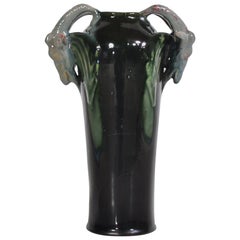 1920s Art Nouveau Ceramics Vase by Michael Andersen & Son, Denmark