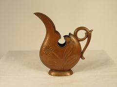 1920s Art Nouveau Copper Pitcher