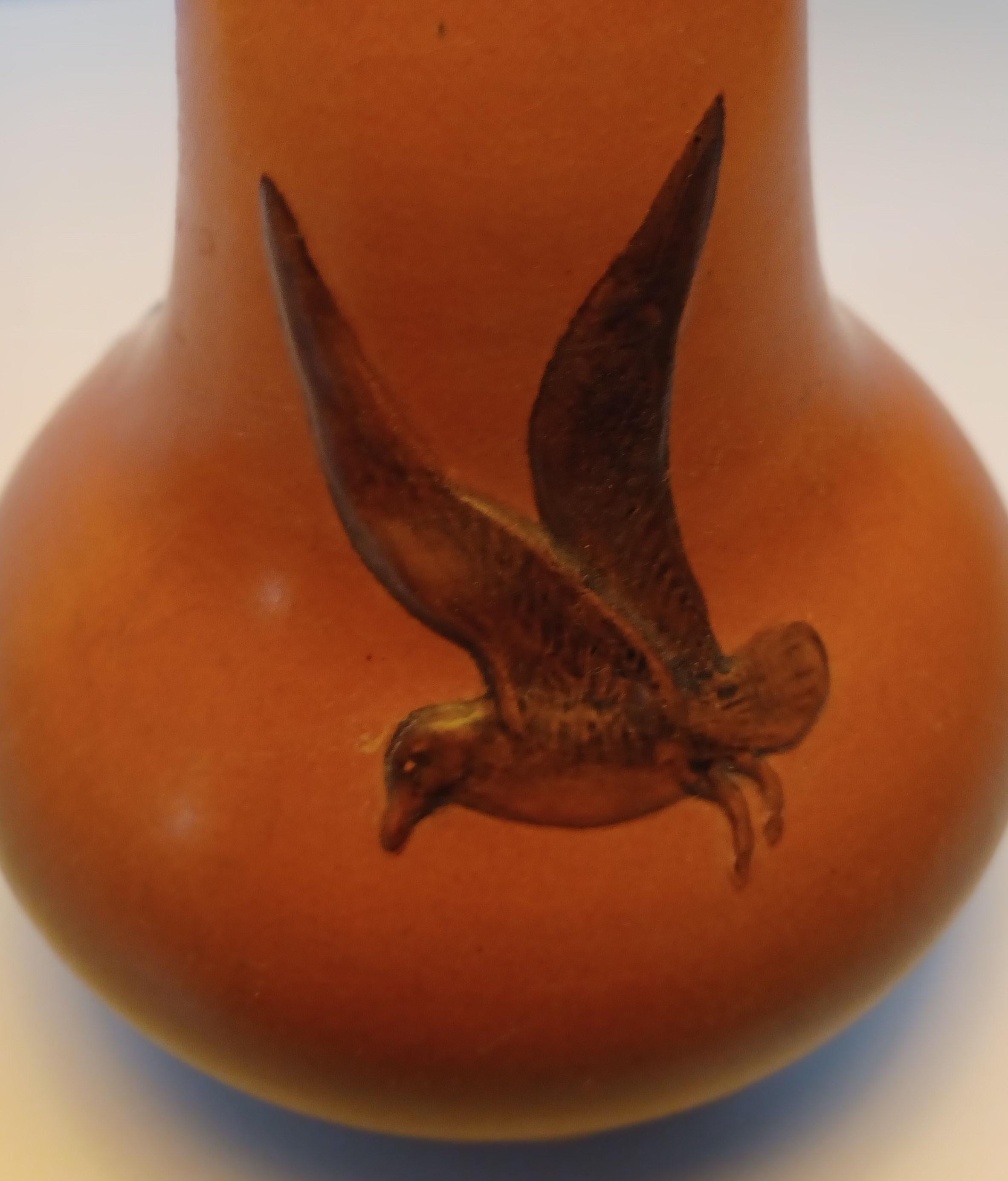 20ième siècle Lampe de table mouette Art nouveau des années 1920, réalisée à la main par West pour P. Ipsens Enke en vente