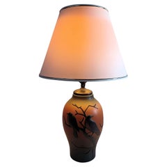 Lámpara de sobremesa Art Nouveau de 1920, hecha a mano por Georg Thylstrup para P. Ipsens Enke