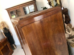1920s Art Nouveau Wardrobe with Marquetry Made of Walnut