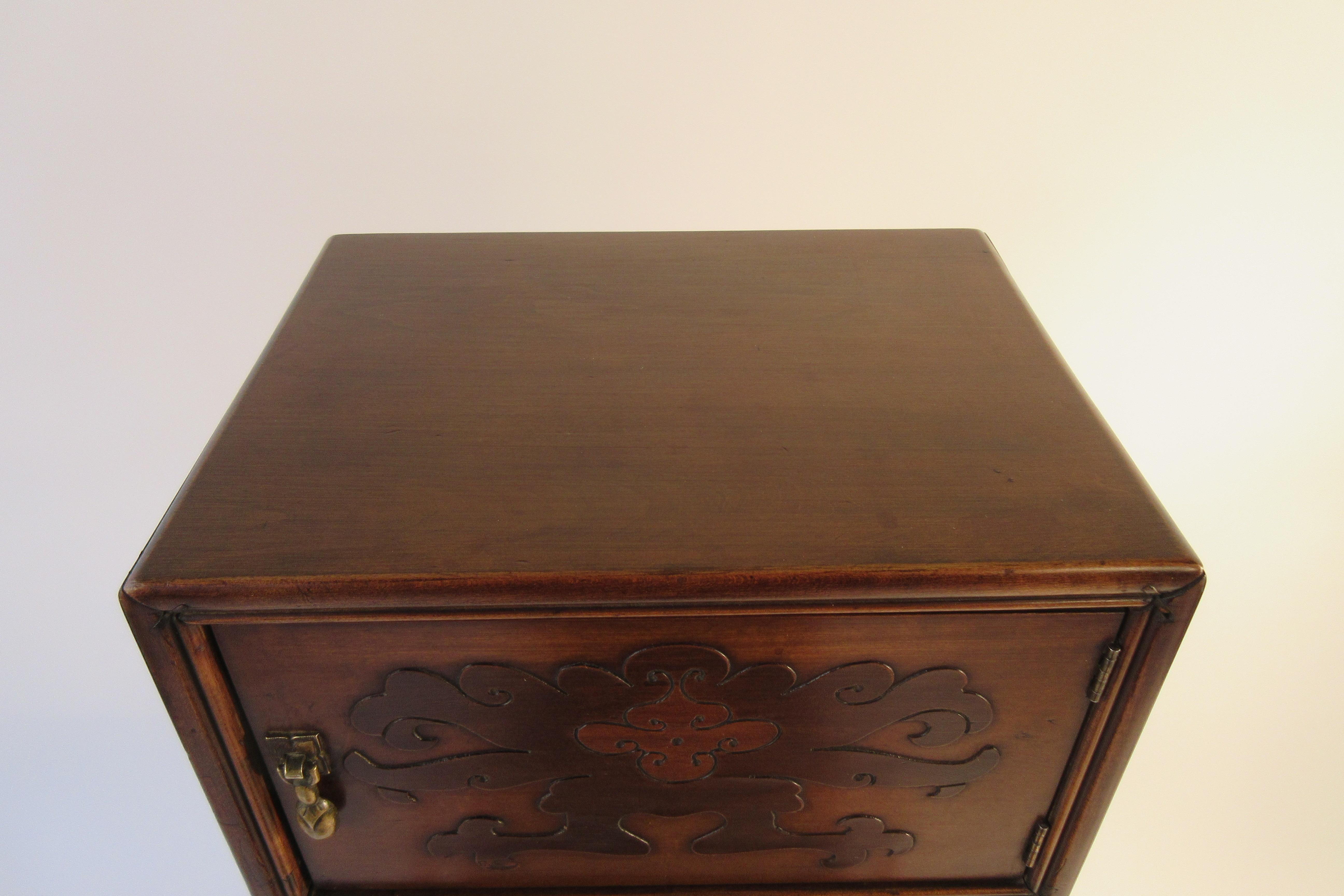 1920s Asian Walnut Humidor 10