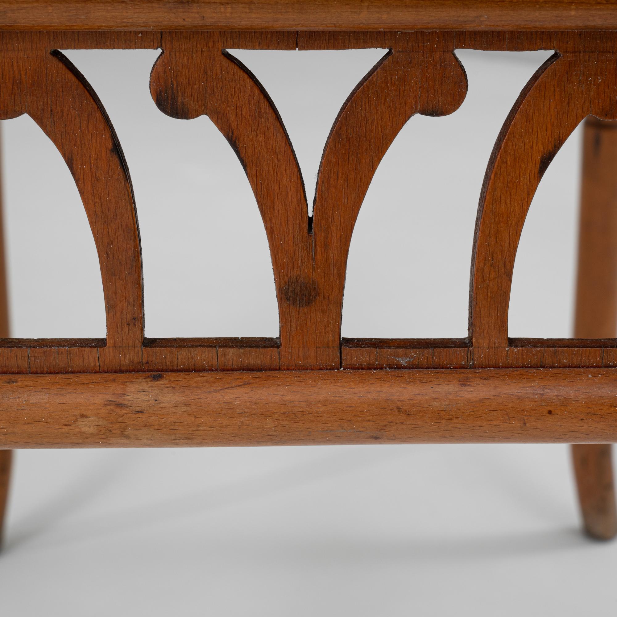 1920s Austrian Art Nouveau Bentwood Side Table For Sale 6