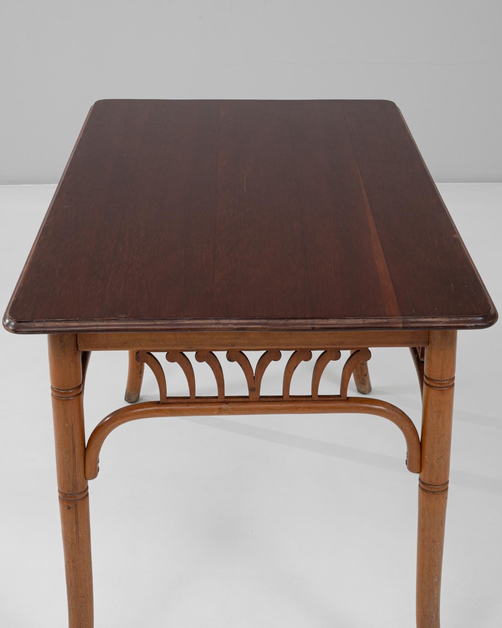 1920s Austrian Art Nouveau Bentwood Side Table For Sale 9