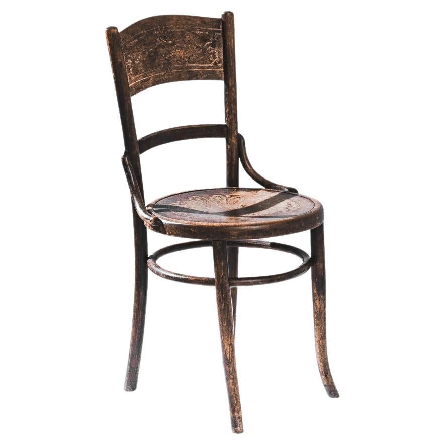 Sedia da salotto austriaca in legno degli anni '20