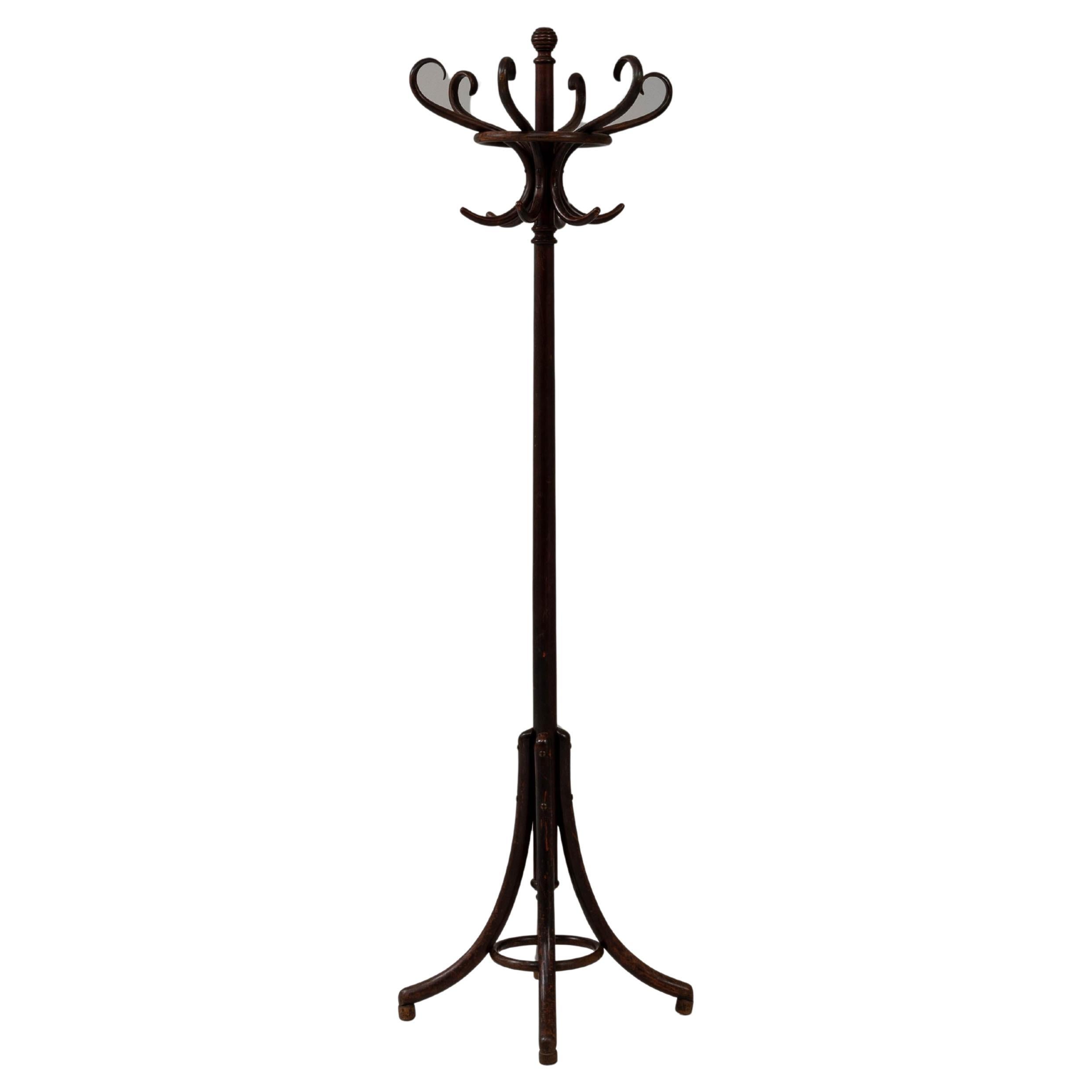 1920s Austrian Wooden Coat Rack
