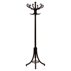 Antique 1920s Austrian Wooden Coat Rack