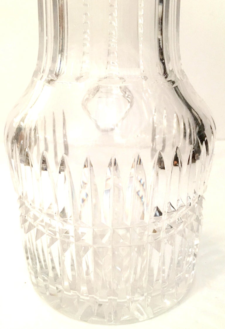 1920'S Baccarat Style Brilliant CutCrystal Handled Pitcher at 1stDibs