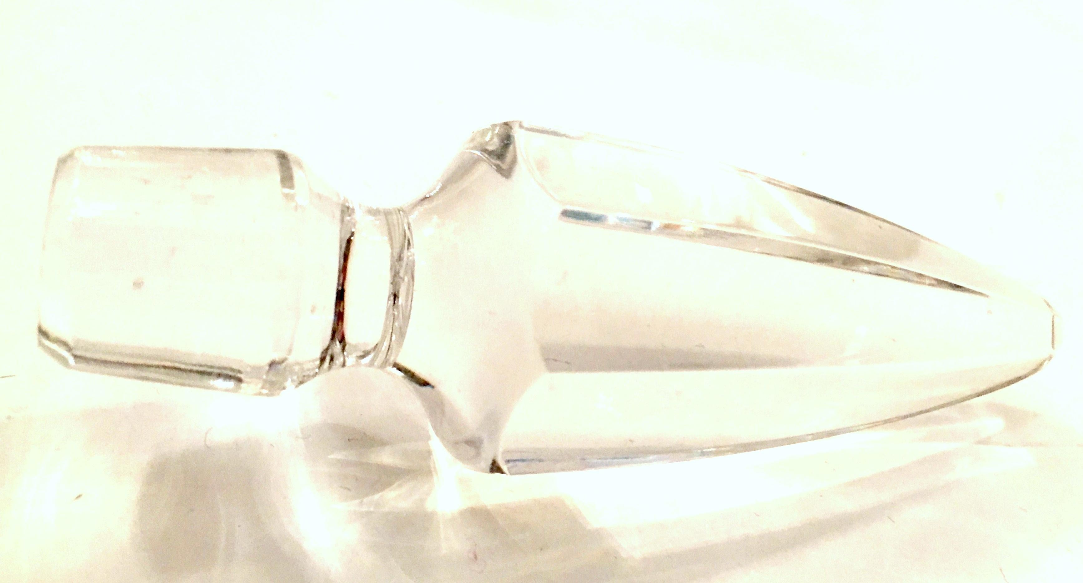1920'S Baccarat Style Cut & Faceted Crystal Liquor Decanter 5