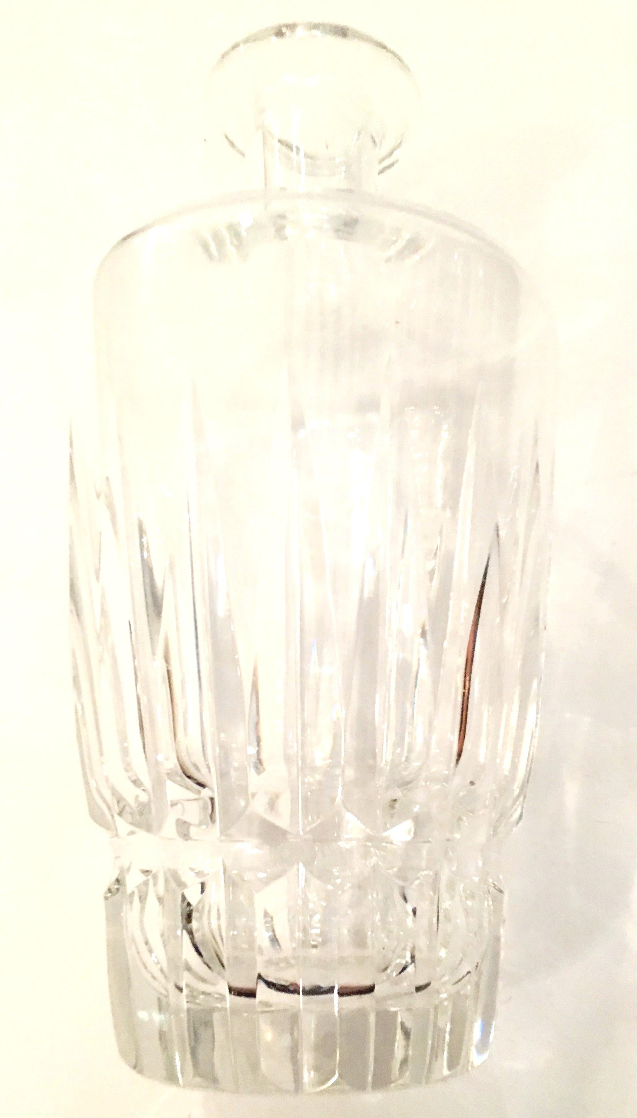 European 1920'S Baccarat Style Cut & Faceted Crystal Liquor Decanter