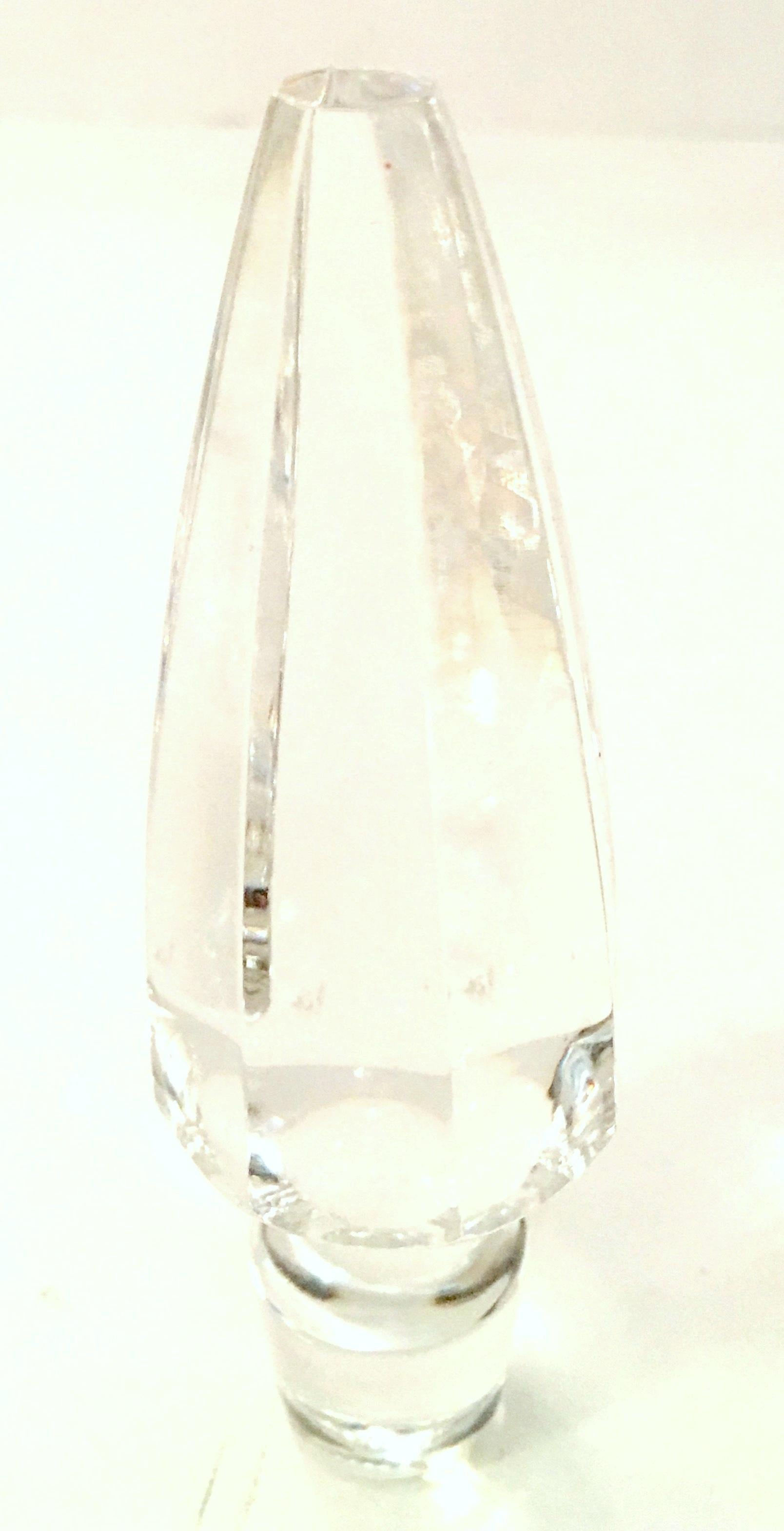 1920'S Baccarat Style Cut & Faceted Crystal Liquor Decanter 4
