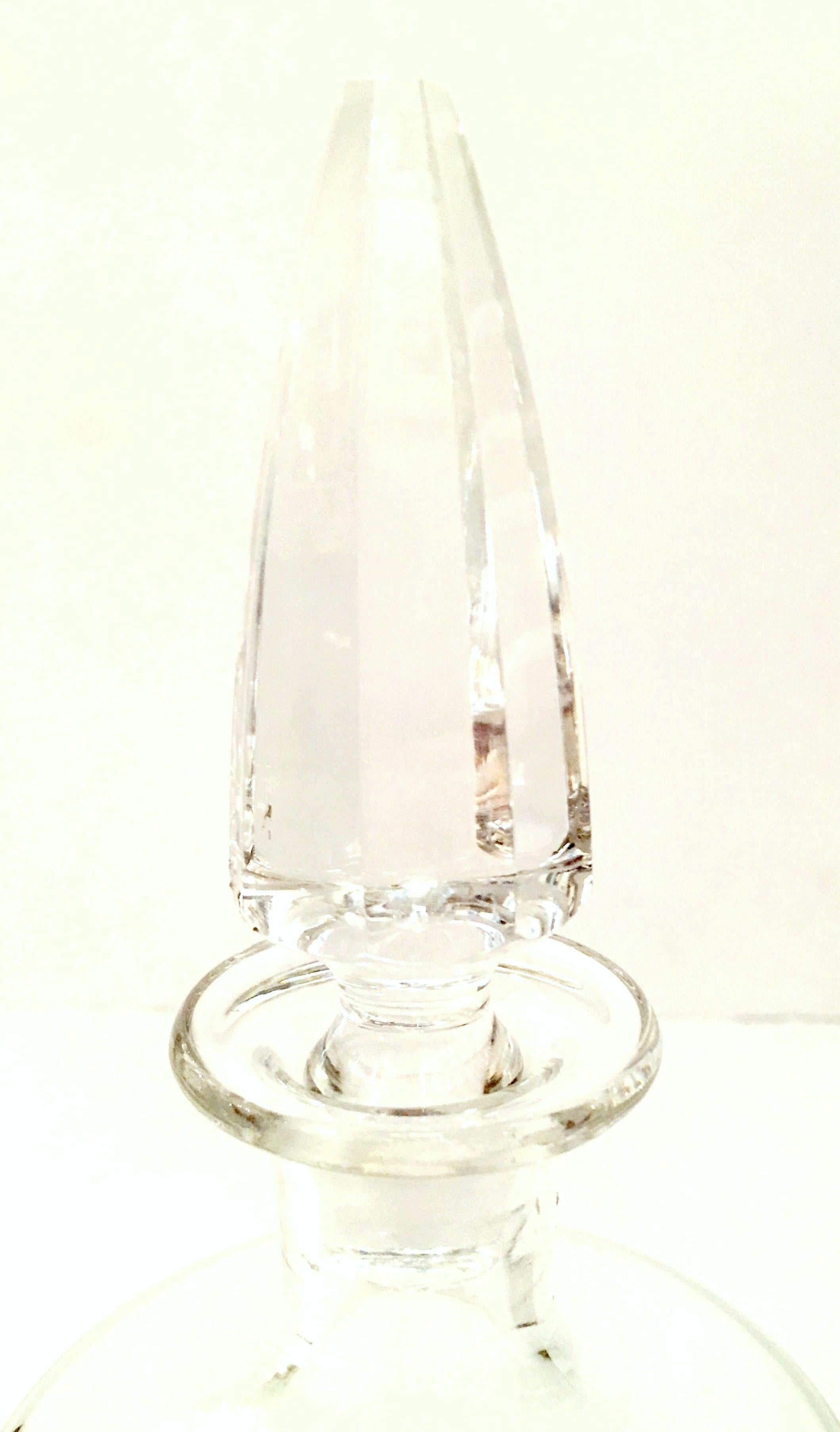 1920'S Baccarat Style Cut & Faceted Crystal Liquor Decanter 3