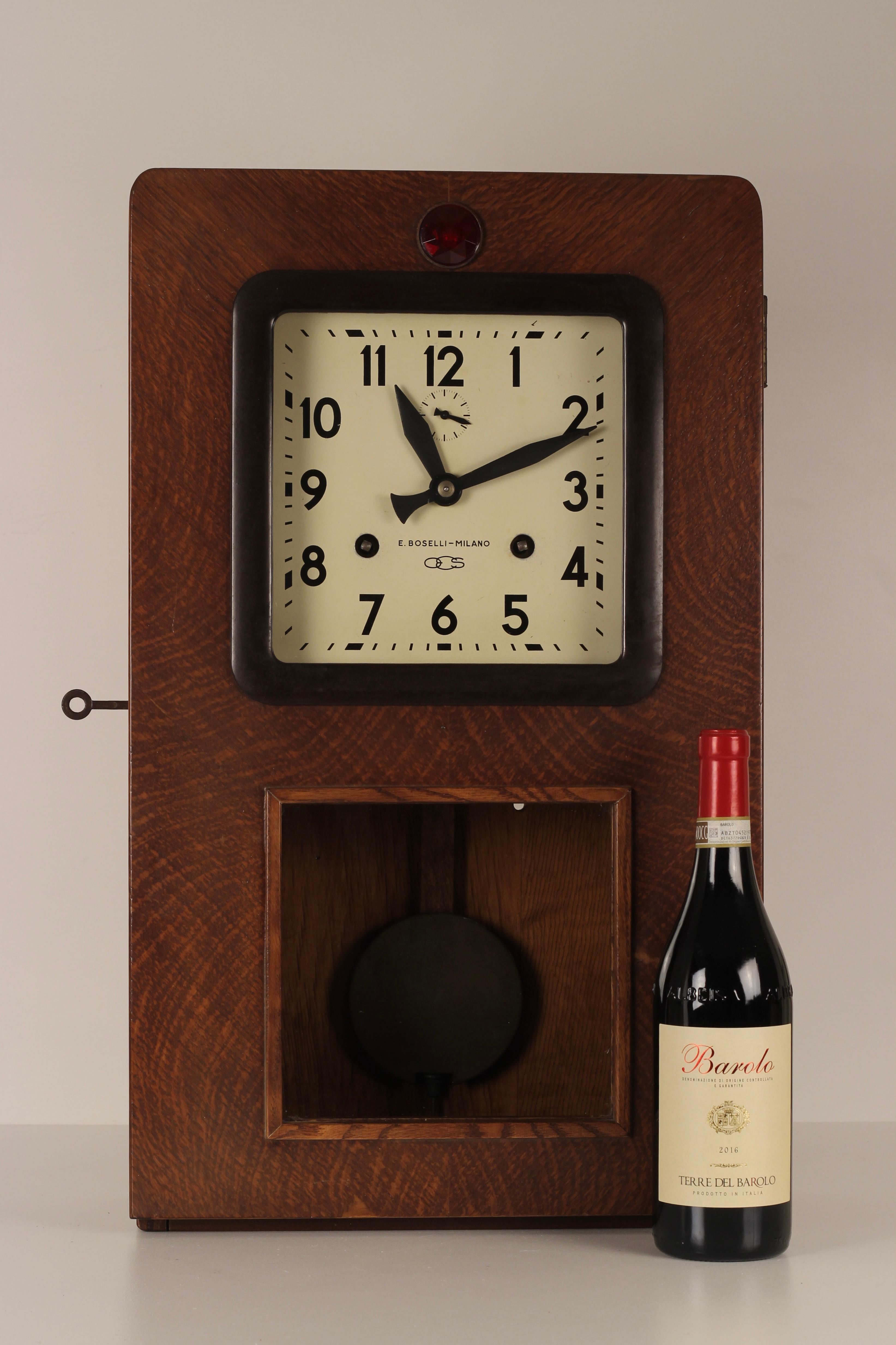 1920's Bakelit Italienischer Bahnhof Wanduhr von der italienischen Riviera im Angebot 4