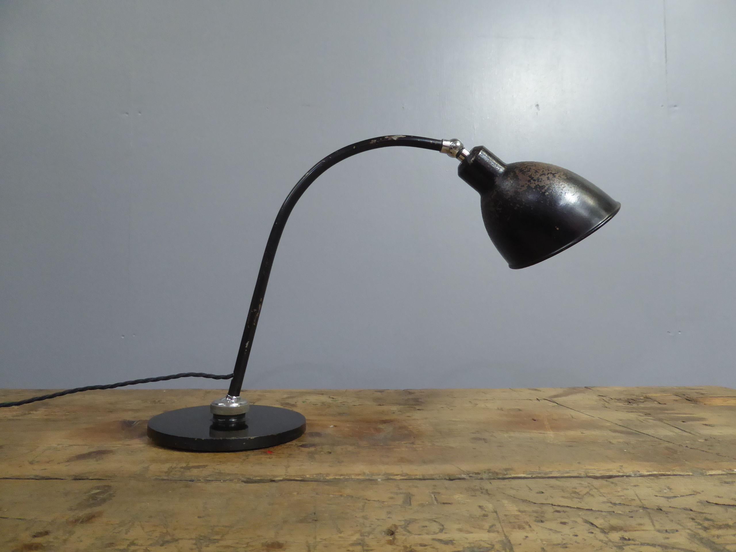 20th Century 1920's Bauhaus Desk Lamp by Christian Dell for Bunte & Remmler