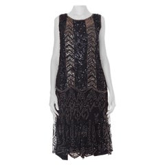 A Vintage 1920s black Lace flapper Dress For Sale at 1stDibs | 1920s ...