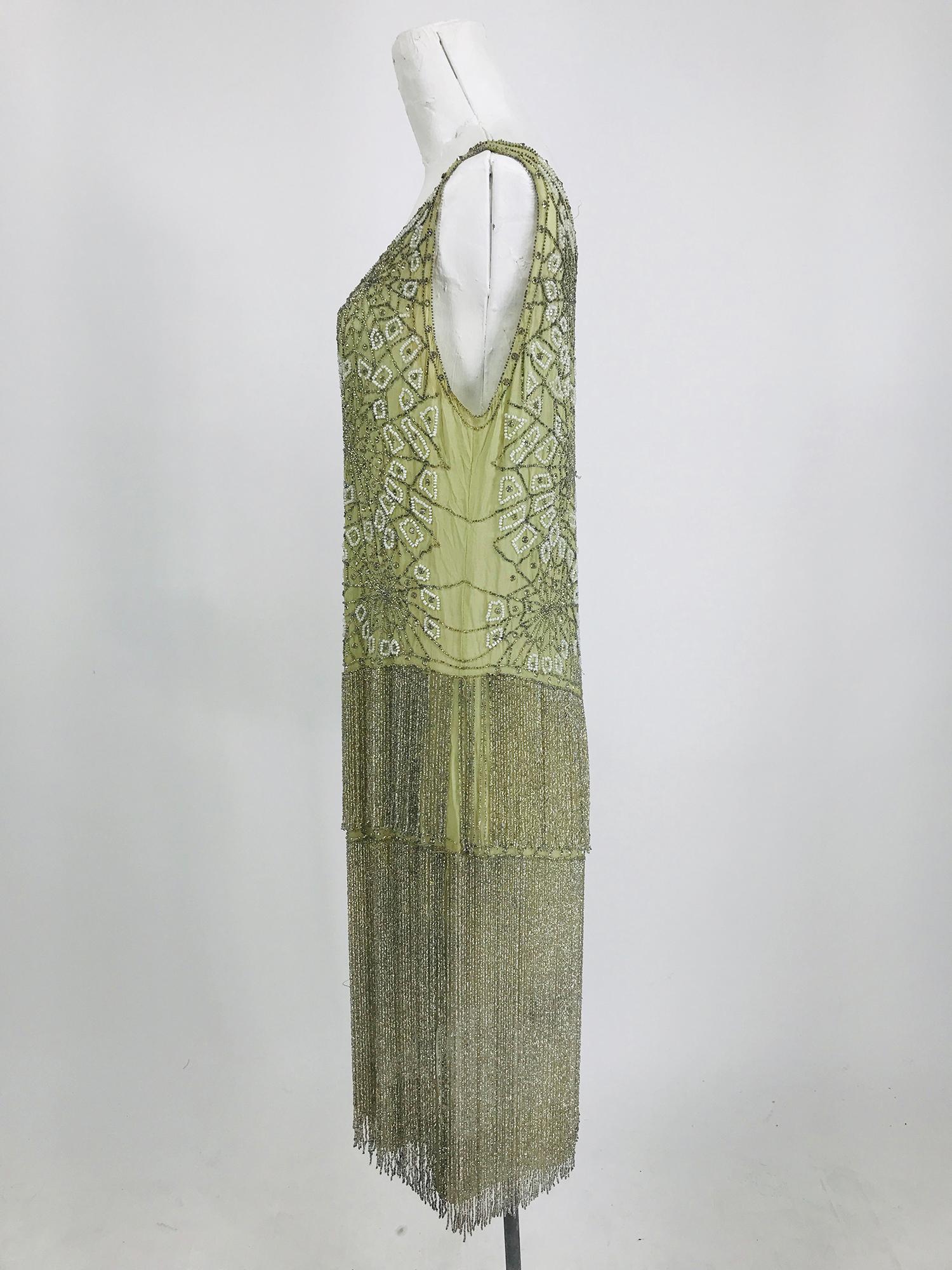 mint green flapper dress