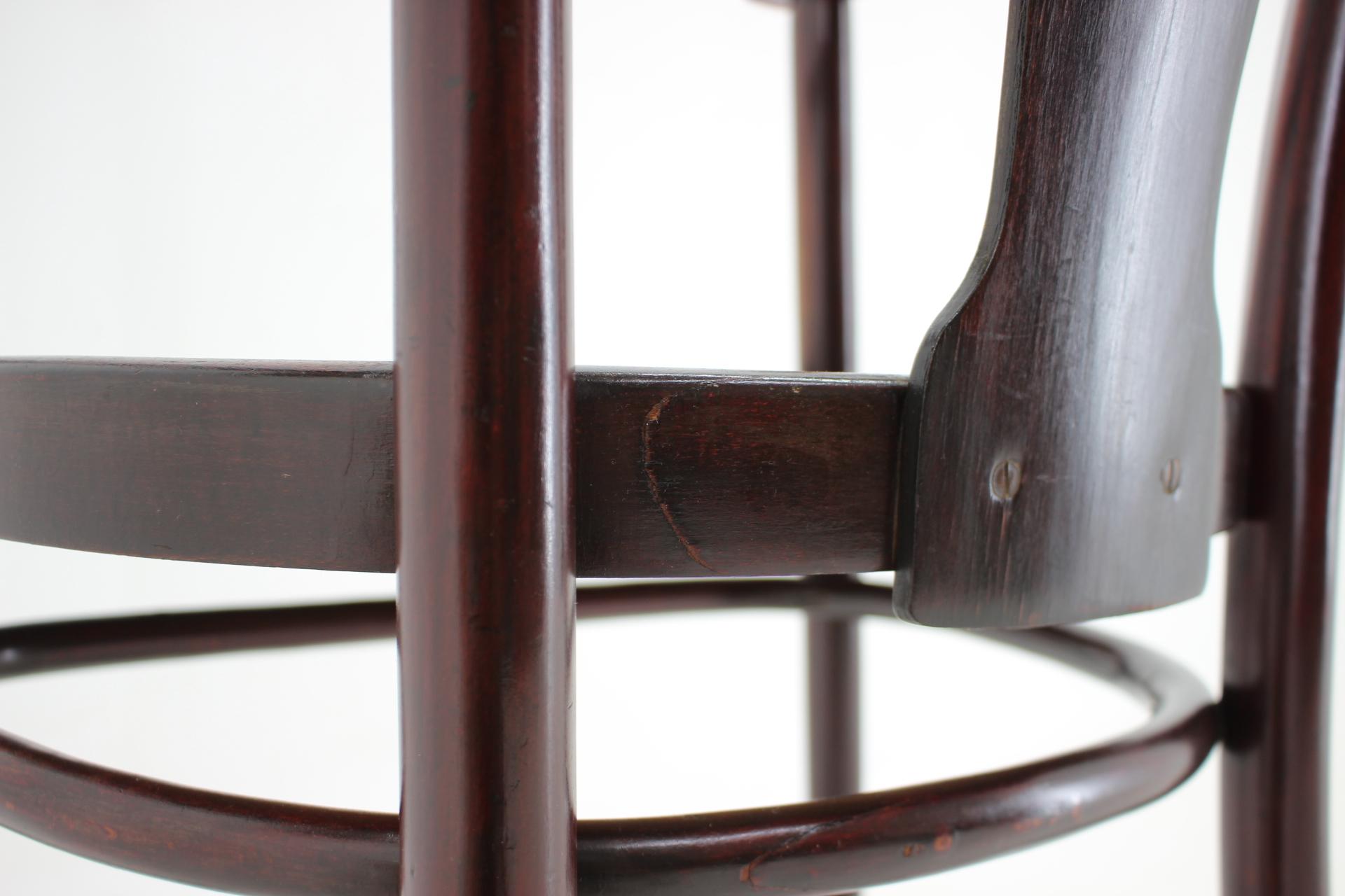 1920s Beech Bentwood Desk Chair by Jacub and Josef Kohn, Austria 10