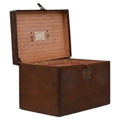 Baule in legno belga "Delvaux" degli anni '20