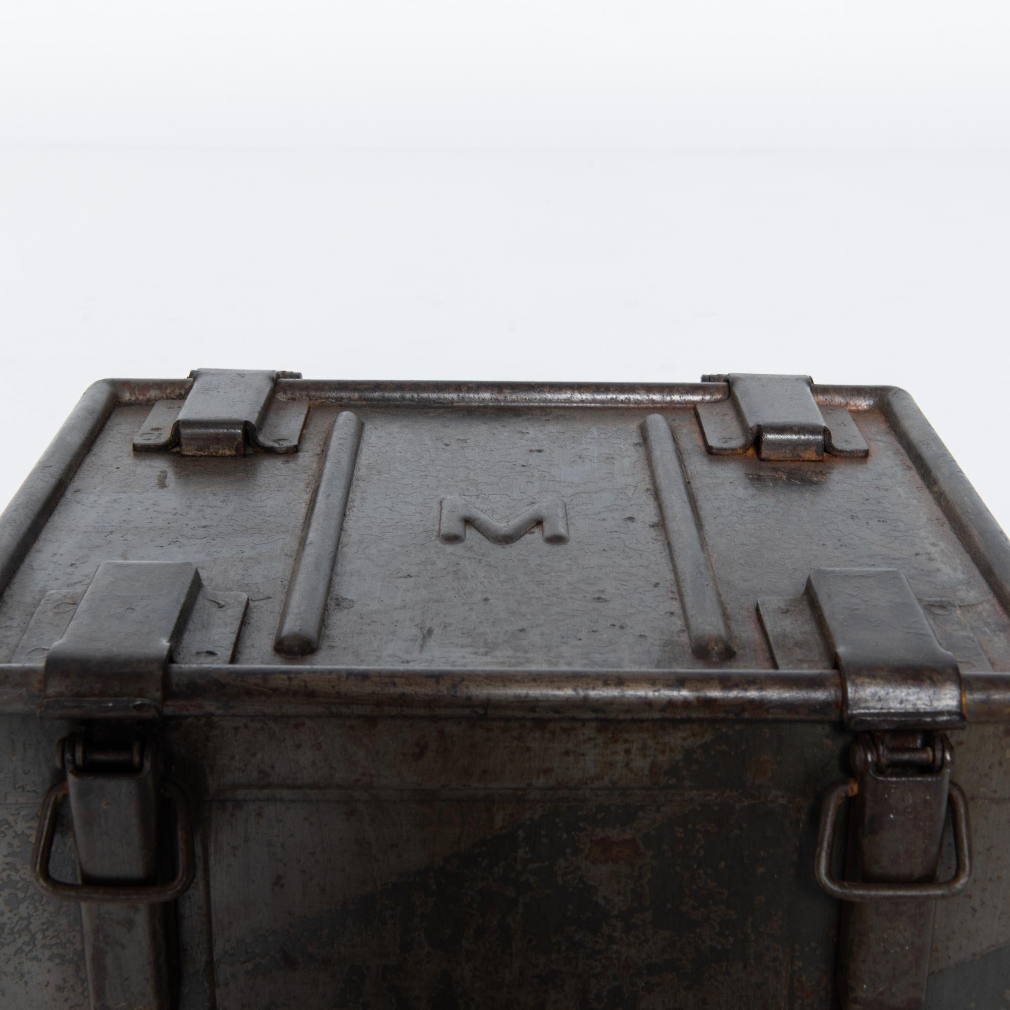 1920s Belgian Metal Box For Sale 1