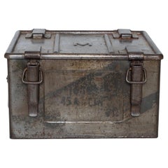 Used 1920s Belgian Metal Box