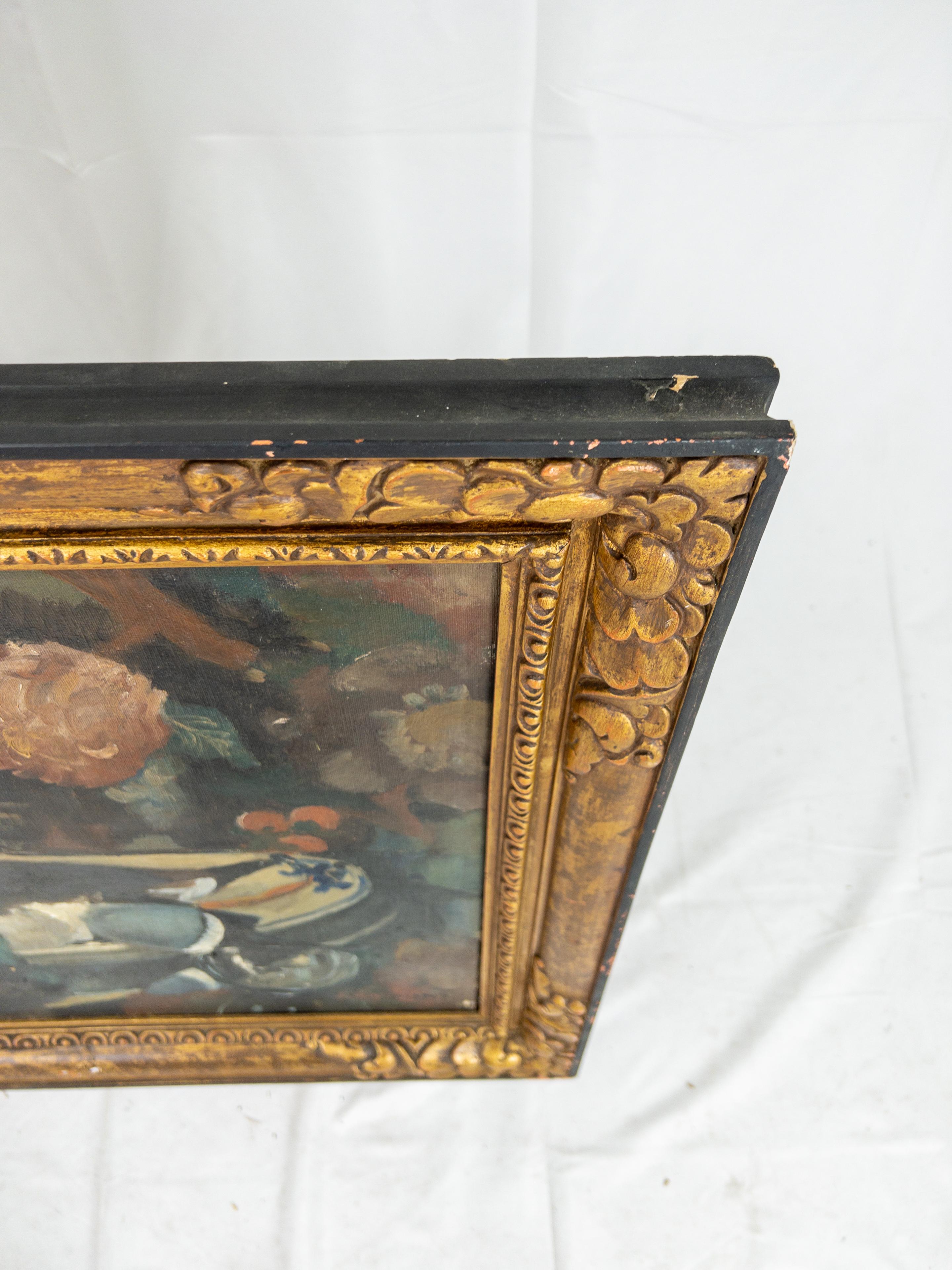 1920s Belgian Oil on Canvas Painting “Mallard” For Sale 1